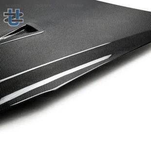 碳纤维汽车零配件引擎盖耐紫外线高强度耐高温质量轻可喷漆丝印等