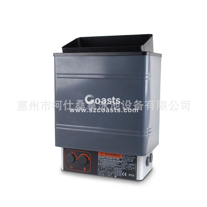 外控系列桑拿炉壁挂式炉体与控制器分开安装的机型功率3-9KW