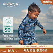分体泳衣儿童泳裤 丹麦MINI 夏季 男女童防晒高弹长袖 TURE童装