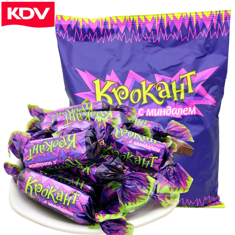 kdv原装进口坚果网红紫皮糖