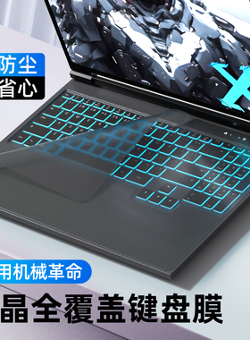 适用机械革命极光X键盘膜蛟龙16 Pro笔记本无界15电脑全覆盖保护膜耀世16 Ultra旷世X翼龙蛟龙15Pro防尘K套17