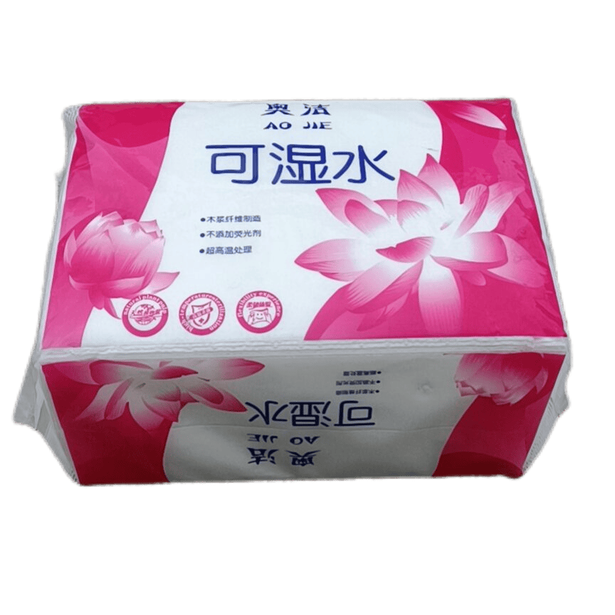 奥洁卫生纸家用平板卫生纸居家厕所用纸高级压花木浆纸可湿水抽纸