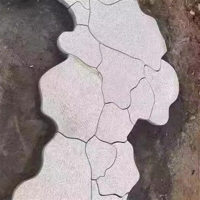 别墅庭院地砖石复古老石皮多边形自然面景观大理石地铺文化砖