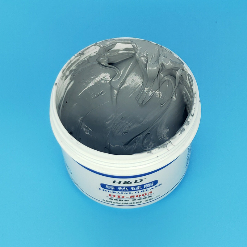 海帝思HD8005导热矽脂CPU导热膏笔记本台式电脑显示卡散热矽胶灰