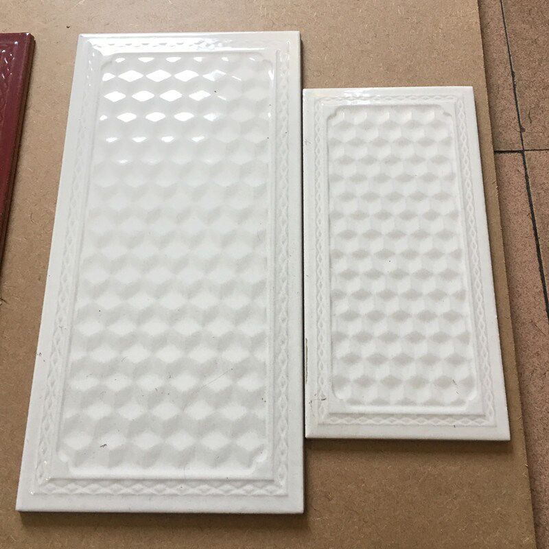 玫红色白色立体釉面砖100*200外墙砖140*280外墙砖釉面砖瓷砖