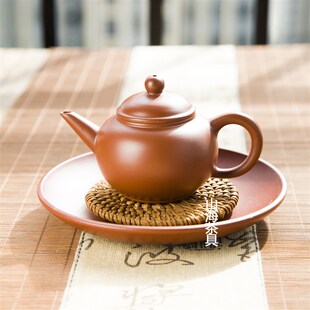 精选紫砂茶壶薄胎水平茶壶实用潮州手拉壶薄胎朱泥家用泡茶利器茶