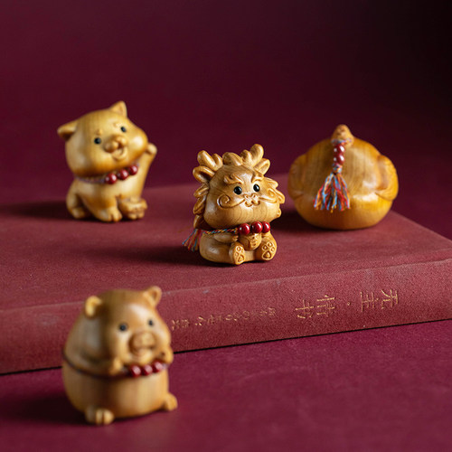 生肖车载饰品摆件生日礼物