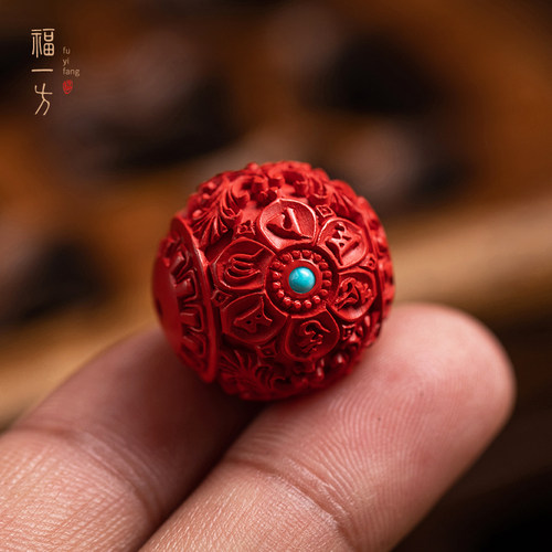 朱砂珠子散珠装饰配件