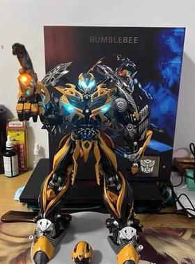 现货Comicave变形金刚大黄蜂双头雕CS/合金可动模型手办玩