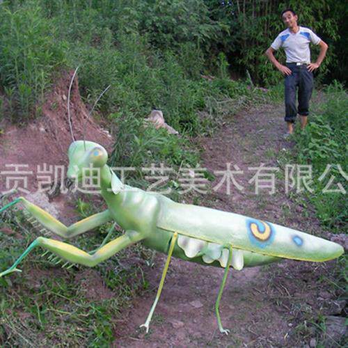 仿真动物装饰摆件彩车砂岩动物雕塑户外园林玻璃钢雕塑