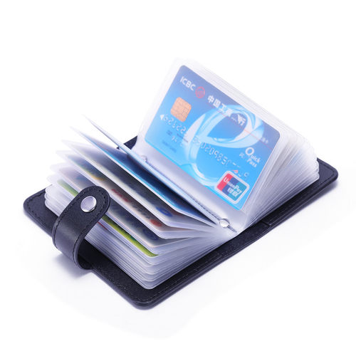 真皮防盗刷多功能卡包依岚迪