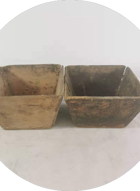 民俗老物件老式米斗升粮食斗怀旧收藏杂项旧货农家院复古装饰摆件