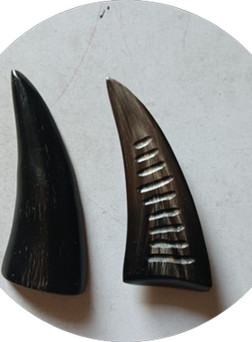 真牛角九宫八卦圣卦道家法器法师用品牛角卦不可立