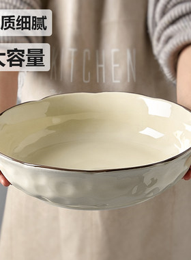 酸菜鱼大盆碗家用水煮鱼盆水煮肉片大碗盆双耳大汤碗大号12寸碗公