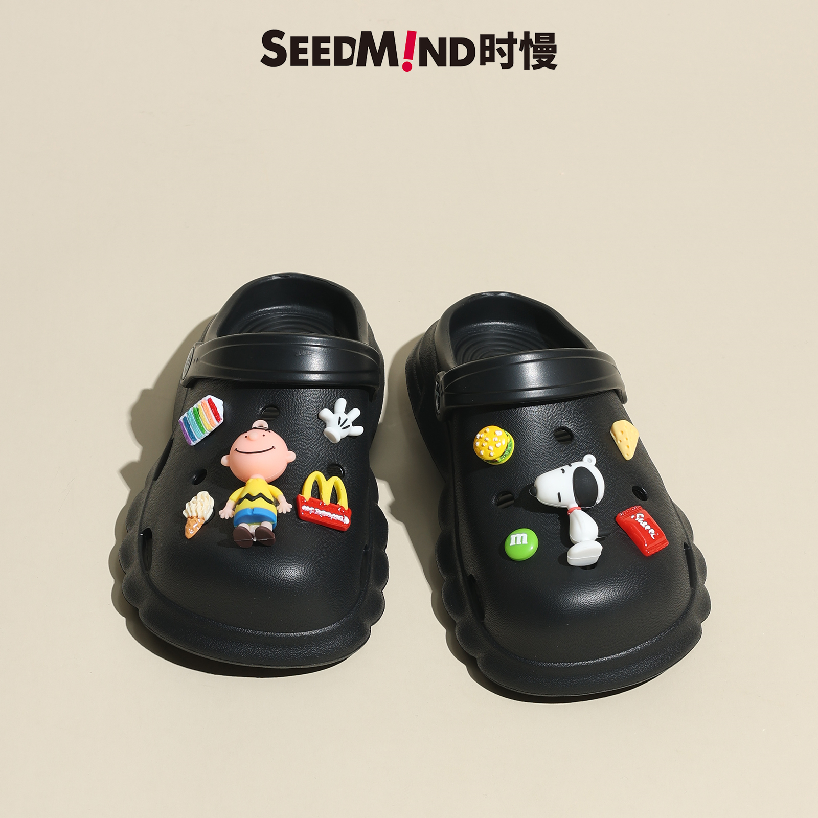 时慢coros洞洞鞋软底外穿卡通