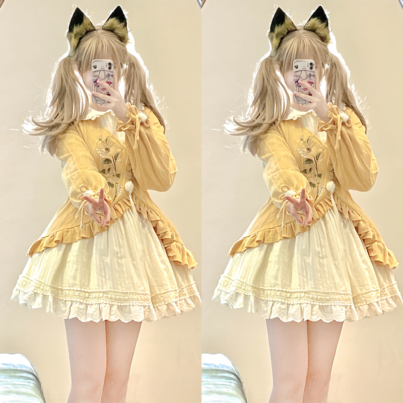 日常可爱优雅汉元素洛丽塔秋冬