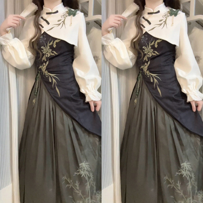 优雅日常新中式改良旗袍汉元素