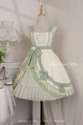 taobao agent Designer's gift daisy poem lolita original Lolo Tower rural style elegant CLA series genuine LO skirt women