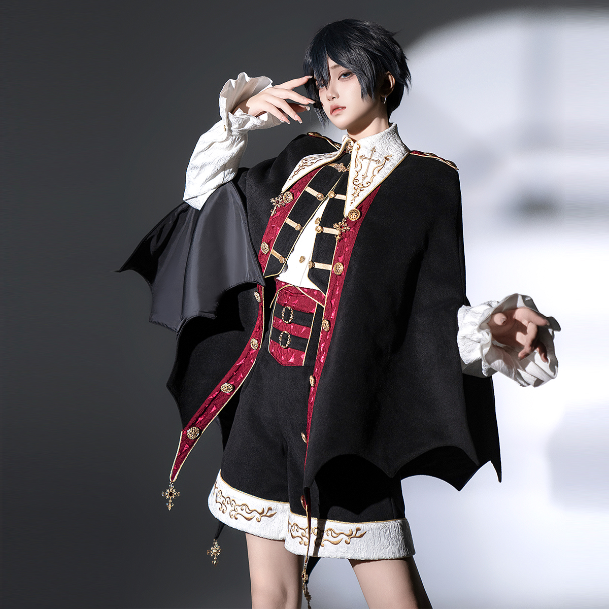 设计师的礼物原创血族少年洛丽塔Lolita外套衬衣裤子日常可爱套装