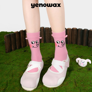 异能无限袜子女士外穿中筒袜女款春秋薄款夏季可爱棉袜搞怪趣味袜