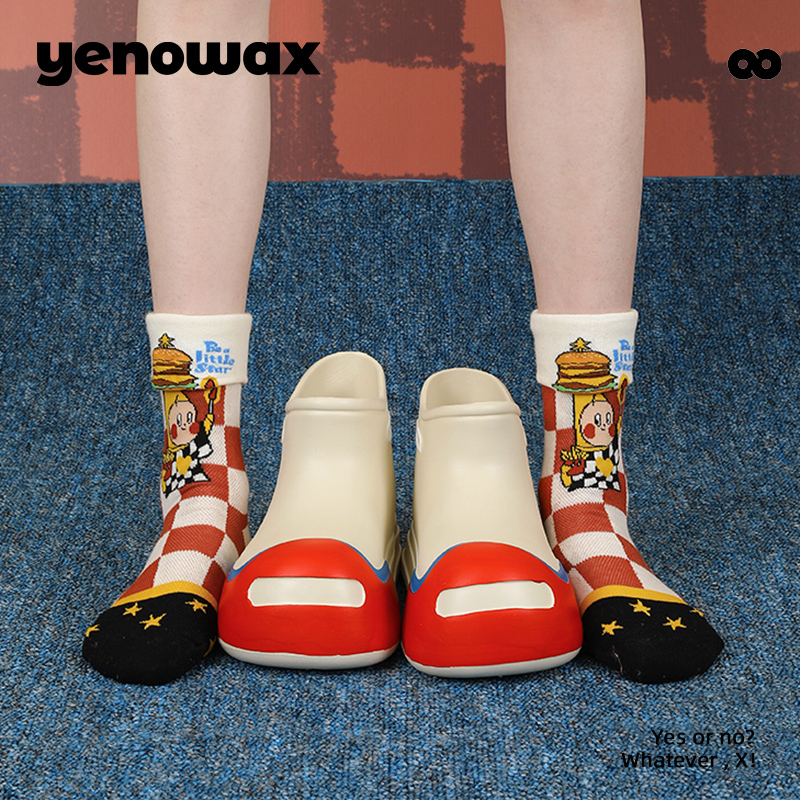 YNWX可爱透气堆堆袜袜子女夏