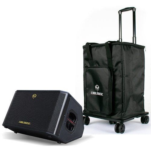 酷乐BP60DPLUS音箱包拉杆可拆卸背包带轮子便携包