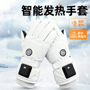 德国进口FZY加热保暖手套男女冬季骑行充电式发热暖手宝防水防风
