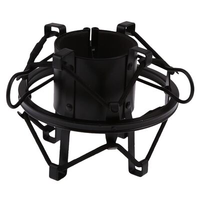 Black Shock Mount Holder Clamp for Sound Studio Recording Mi