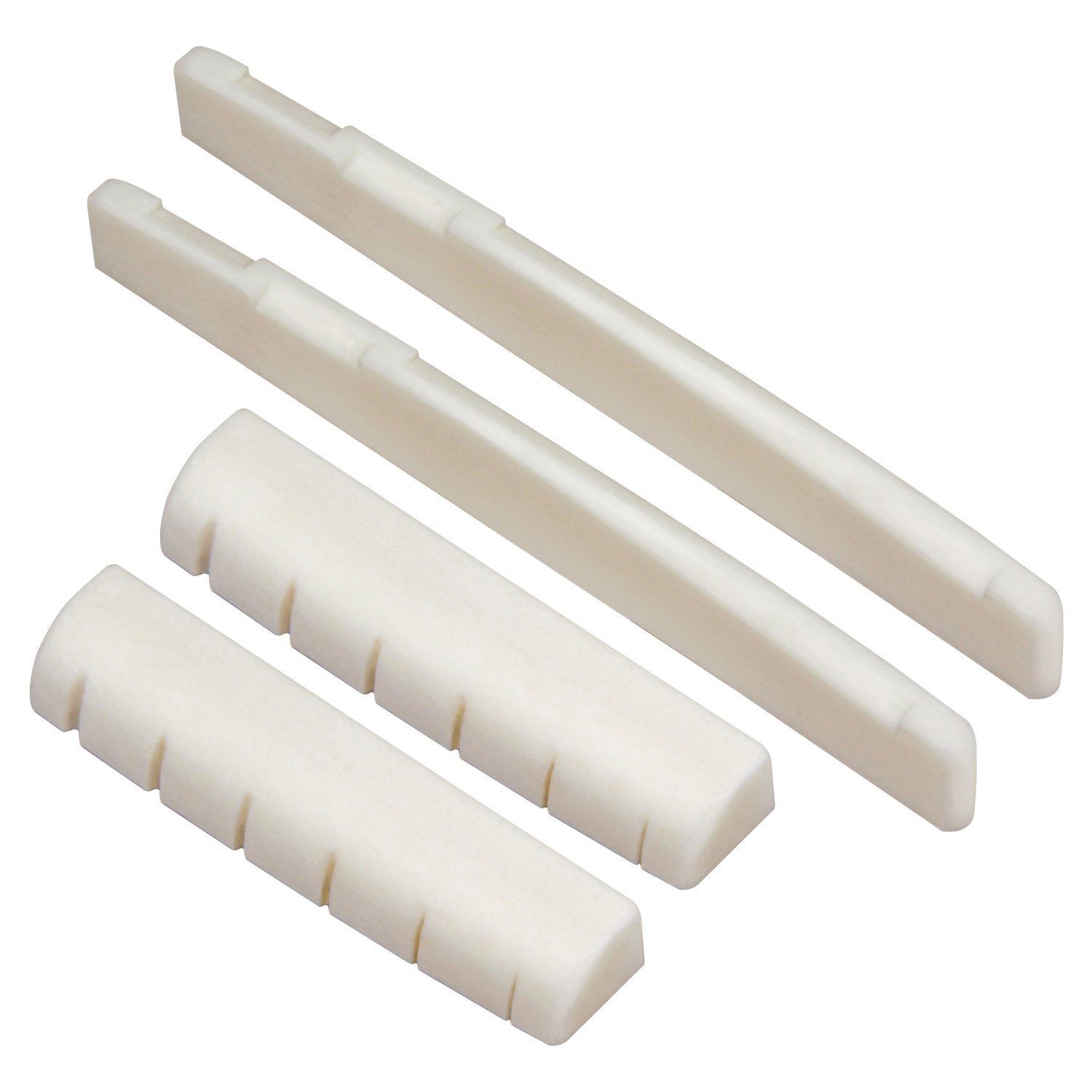 Guitar 4pcs 6 String Acoustic Guitar Bone Bridge Saddle and