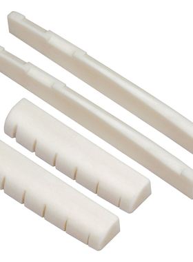 Guitar 4pcs 6 String Acoustic Guitar Bone Bridge Saddle and