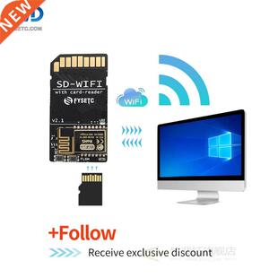 1pc SD-WIFI with Card-Reader Module run ESPwebDev Onboard US
