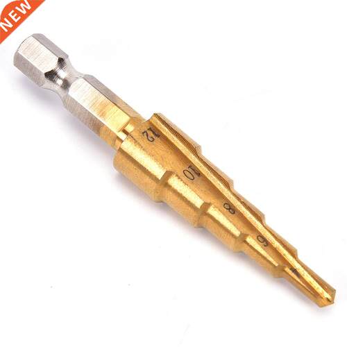 HSS Steel Titanium Step Drill Bits Step Cone Cutting Tools S
