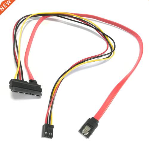 22p 7+15 Pin SATA to 7Pin SATA DATA + 4Pin female FDD Floppy