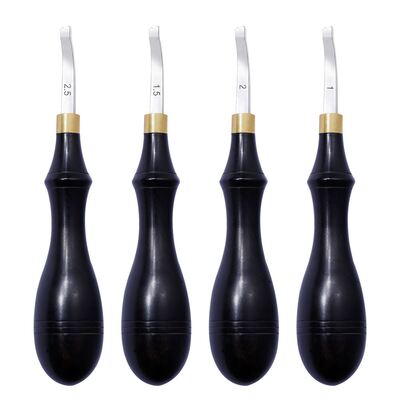 1/1.5/2/2.5mm Leather Edge Creaser Stainless Steel Shallow S