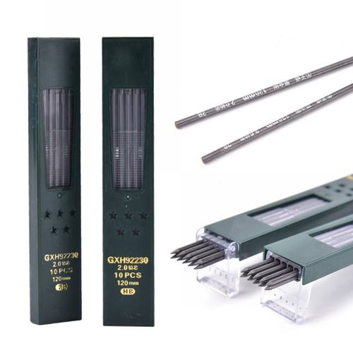 10Pcs/box Black 2mm 2B HB Creative 2.0mm Mechanical Pencil L