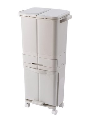 Kitchen Trash Can Recycle Bin Sorting Trash Bin Household Dr