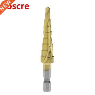 HSS Spral Grooved Step Cone Drll Bt 1/4