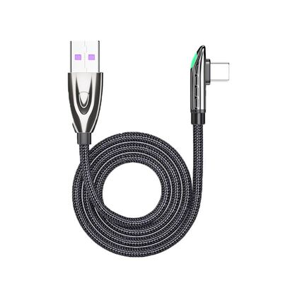 1/2/0.5 M Fast Chging Type c Elbow Data Cable Fast Transmi