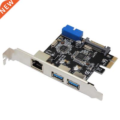USB 3.0 Ethernet Network Card Adapter 3 Port USB HUB 10/100/