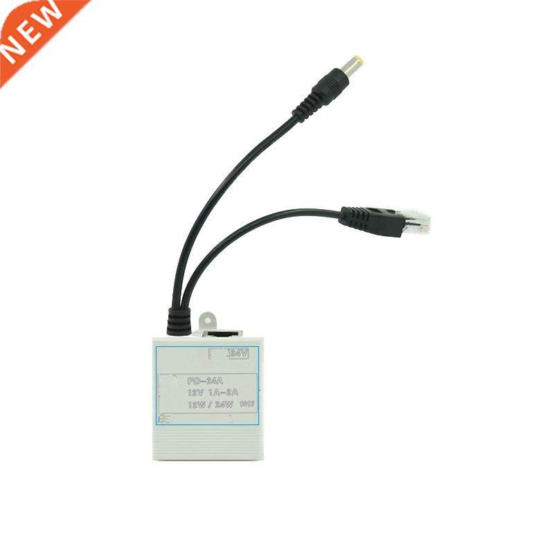cctv monitor camera poe splitter standard 48v turn 12v2a poe