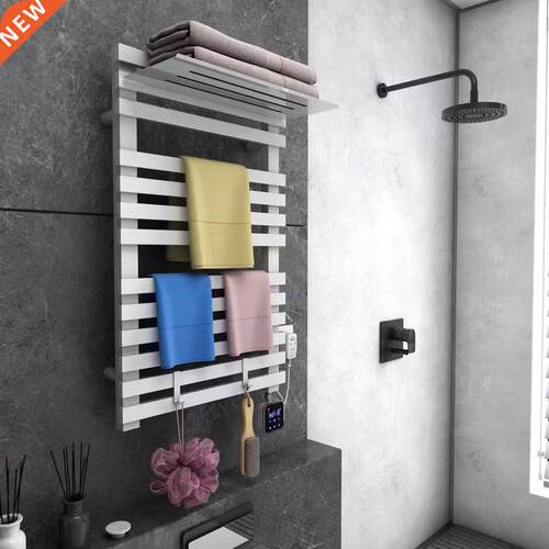 Electric Bath Towel Warmer Heating Towel Shelf Rack Towel Dr