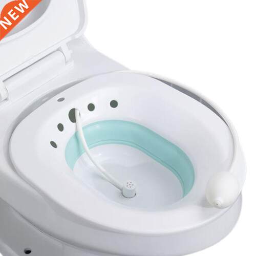 Folding Toilet Sitz Bath Bidet Flusher Wash Basin Soaking Ba