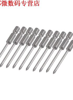 10pcs 1/4 Hex 65mm Lengte 3mm Phillips PH0 Magnetische Bits