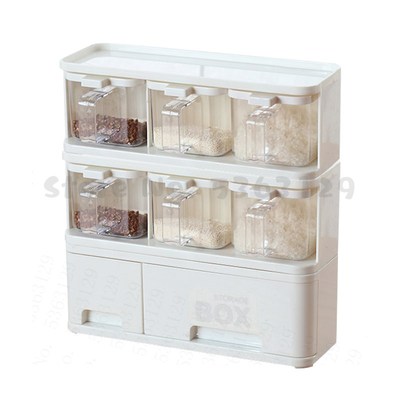 Simplicity Kitchen Plastic Spice Rack Salt Seasoning Box Her