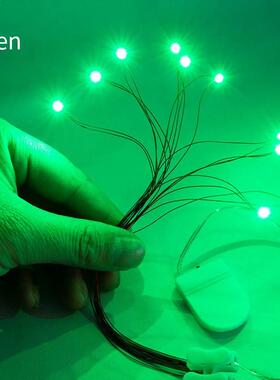 10pcs 1206 SMD Led Lamp Plus 1pc Free 3V CR2032 Button Cell