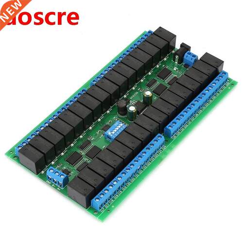 R421C32 DC 12V 32 Channels Relay Module RTU RS485 Bus Relay