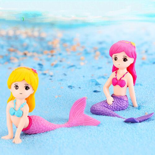 Cute Little Mermaid Aquarium Fish Tank  Ornament Aquarium Fi