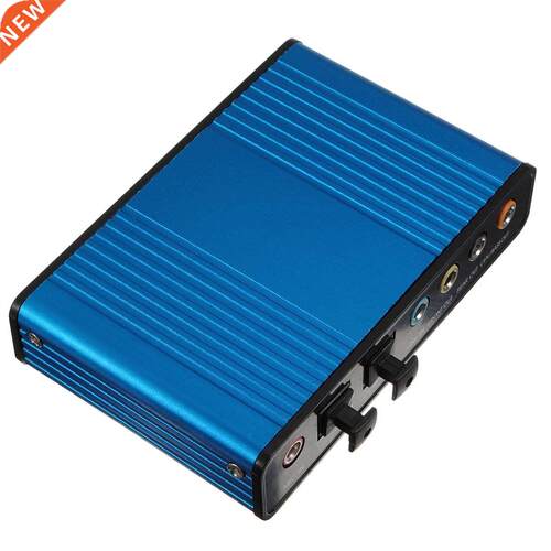 Blue USB 6 Channel 5.1 Audio Sound Card optical audio S / PD