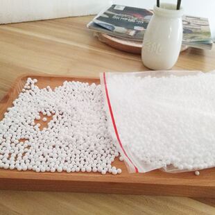 250g/500g Bean Bag Filler Foam Beads Ballsbag White Foam Bal