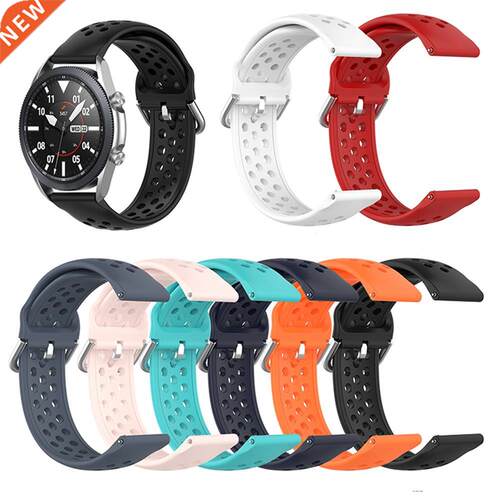 ?22mm Silicone Watch Band for Samsung Galaxy Watch3 45mm R85